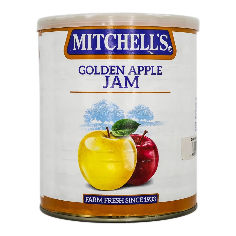 Mitchells Golden Apple Jam Tin 950gm