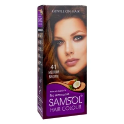 Samsol No Ammonia Hair Colour 41 Medium Brown