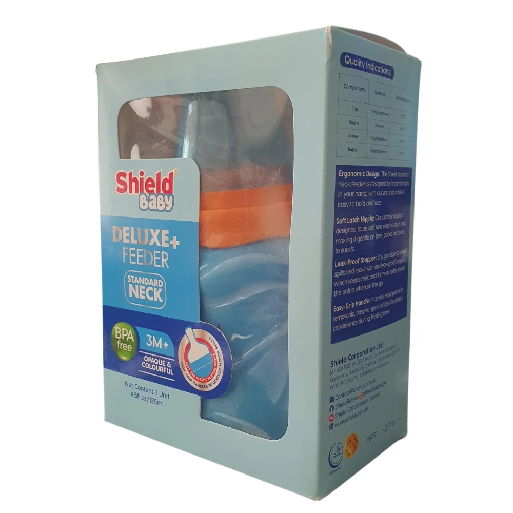 Shield Baby Deluxe+ Feeder 3M+ 125ml