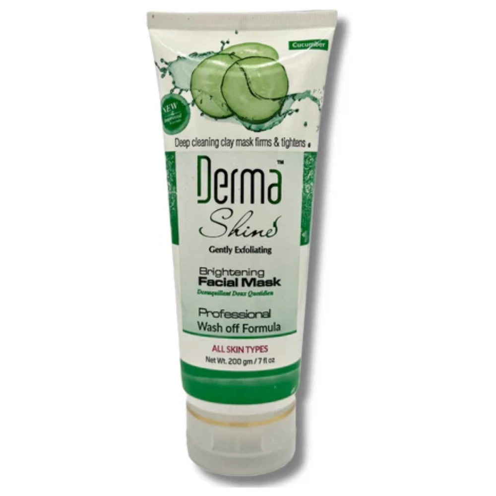 Derma Shine Brightening Cucumber Facial Mask 200gm