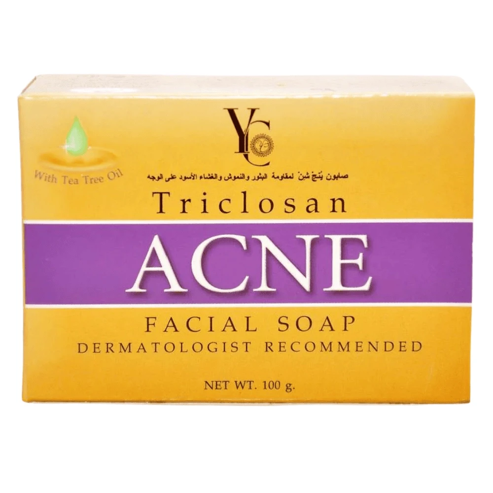 YC Triclosan Acne Facial Soap 100g