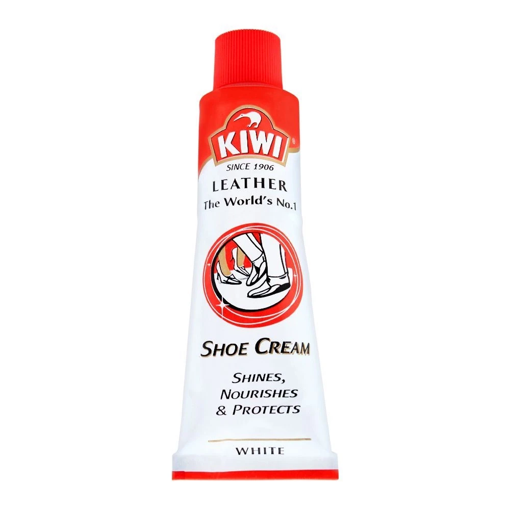 Kiwi Shoe Cream Tube White 45ml