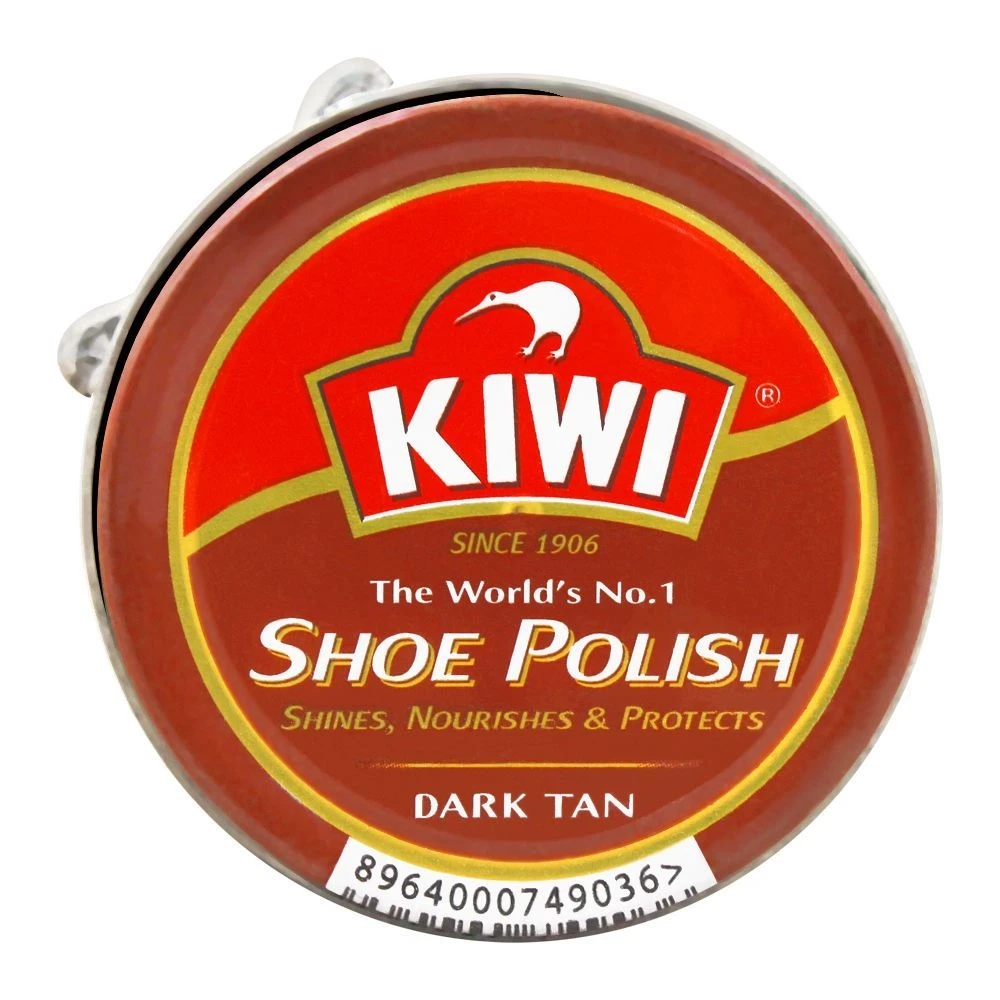 Kiwi Shoe Polish Dark Tan 45ml