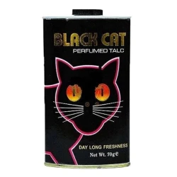 Black Cat Perfumed Talcum Powder 70gm