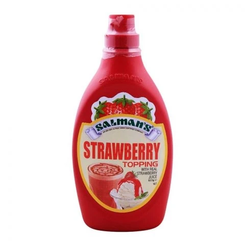 Salmans Strawberry Flavored Topping 623gm