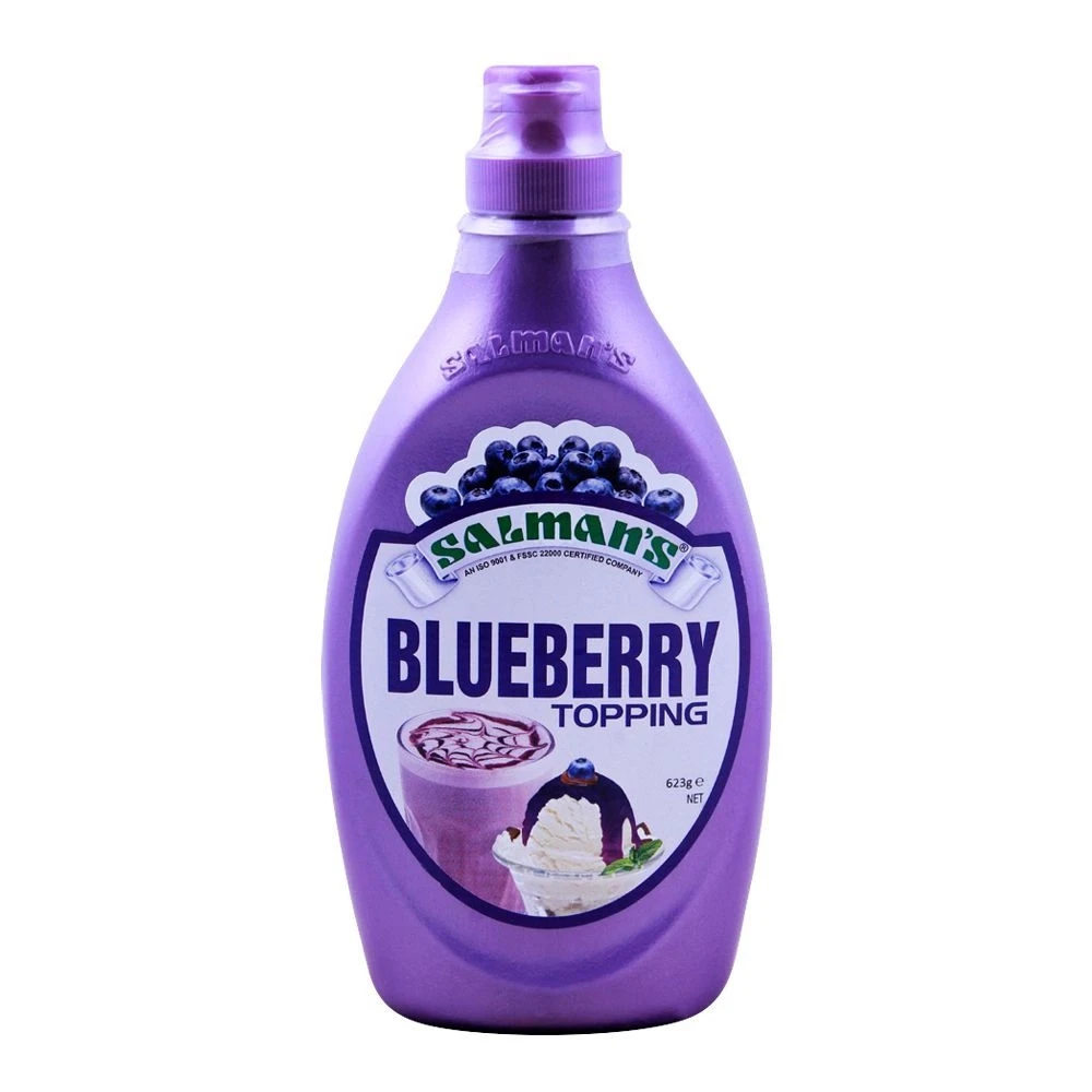 Salmans Blueberry Flavored Topping 623gm