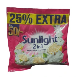 Sunlight 2 in 1 Clean And Jasmine Fresh Washing Powder 185gm