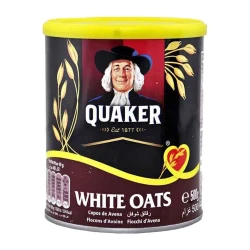 Quaker White Oats Tin UK 500gm