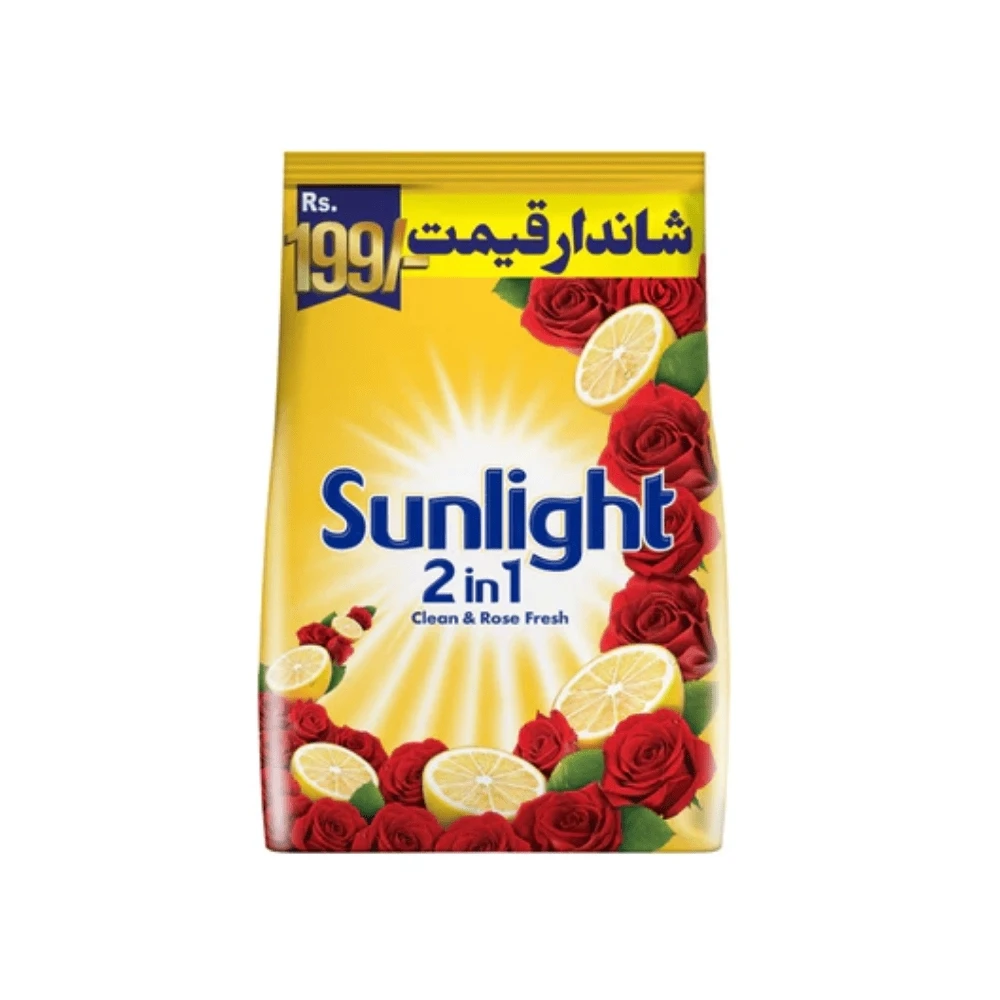 Sunlight 2in1 Clean & Rose Fresh Powder 390g