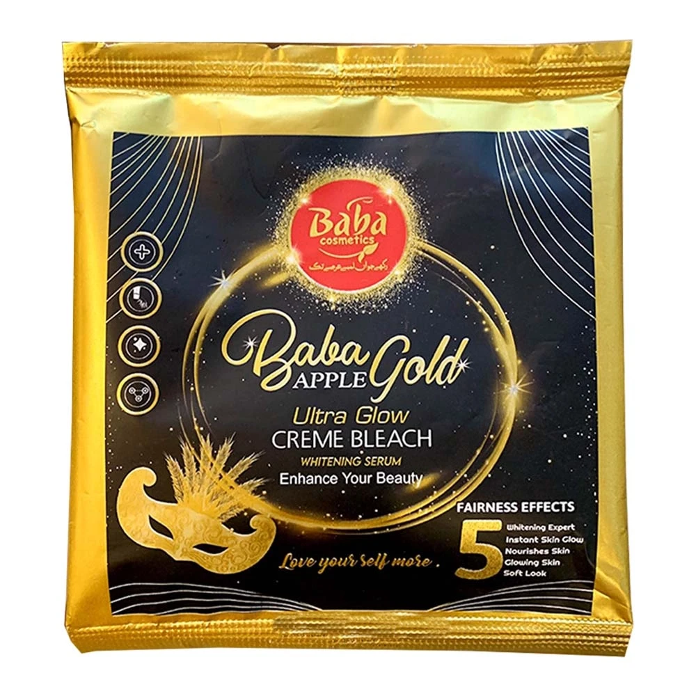 Baba Apple Gold Ultra Glow Creme Bleach Sachet