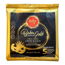 Baba Apple Gold Ultra Glow Creme Bleach Sachet