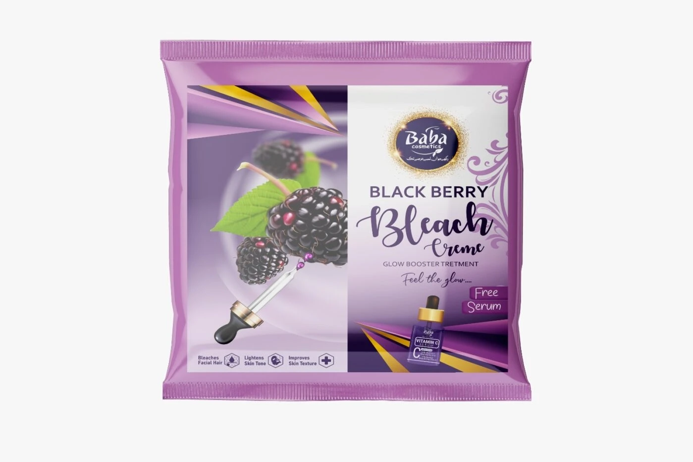 Baba Black Berry Bleach Creme Sachet