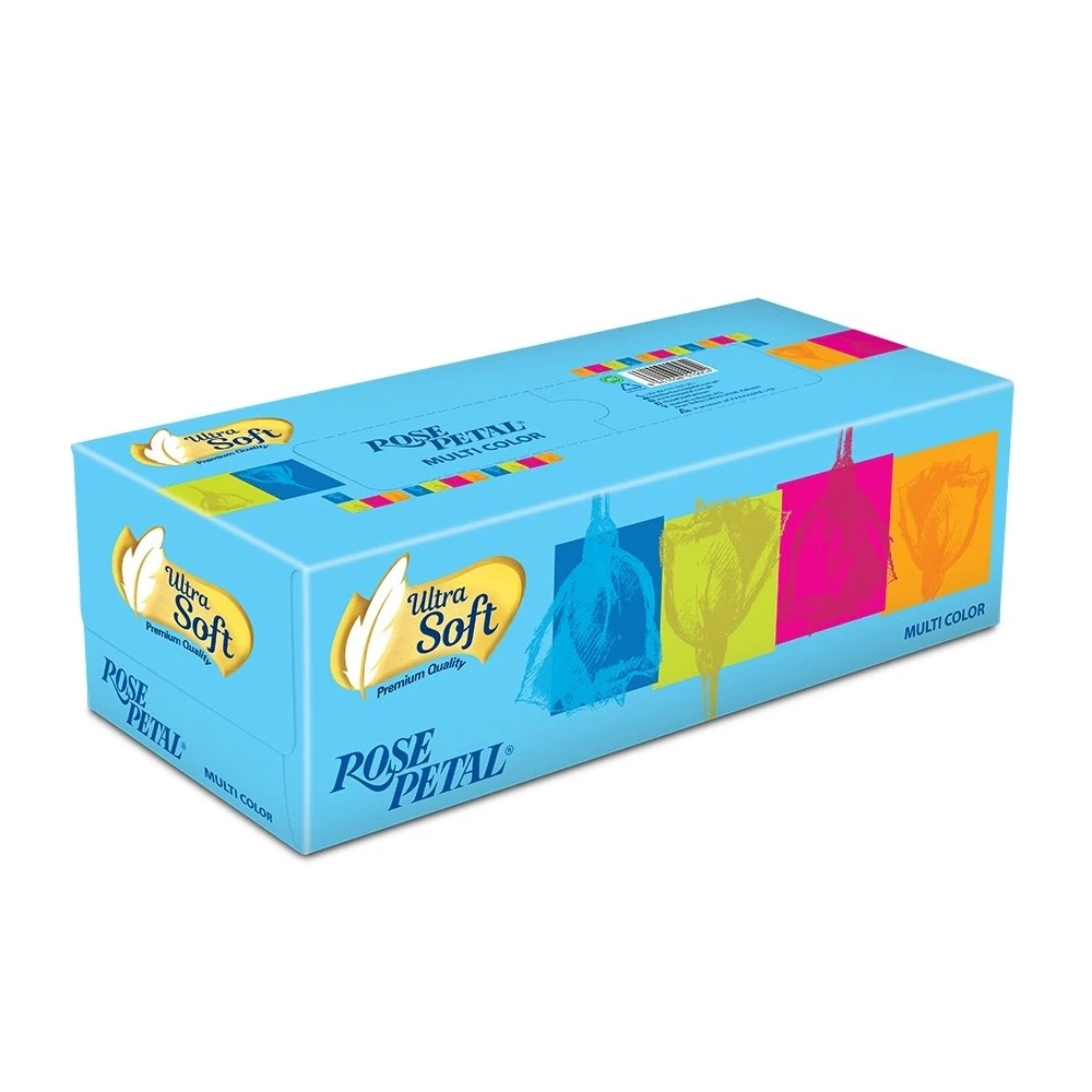 Rose Petal Multi Color Tissues 150x2 Ply