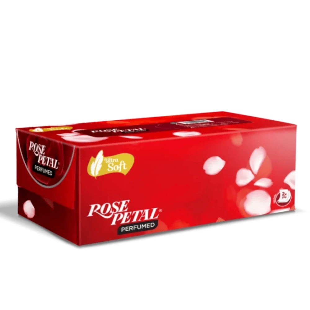 Rose Petal Perfumed Ultrasoft Facial Tissues 150 pulls