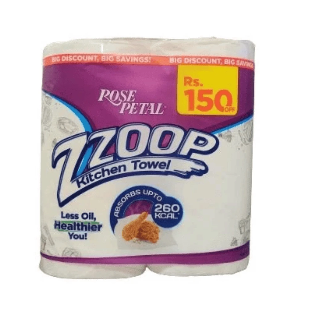 Rose Petal Zzoop Kitchen Twin Towel Tissue