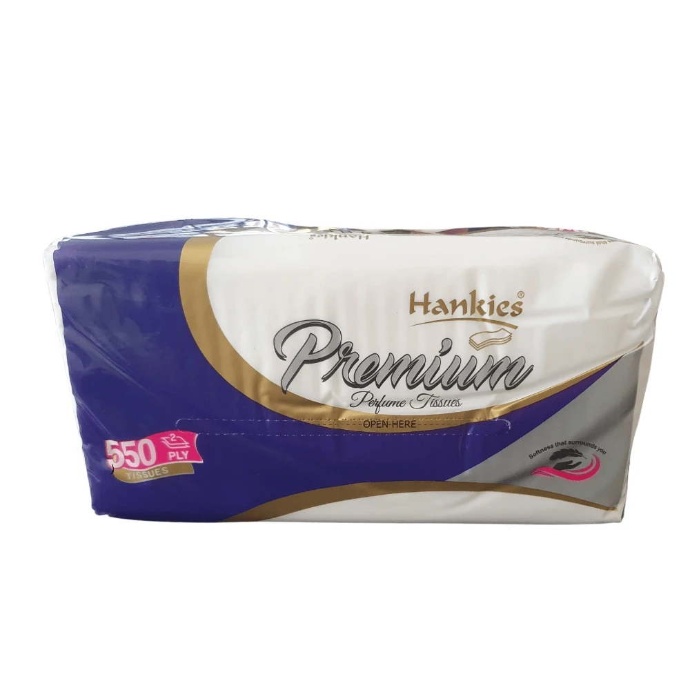 Hankies Premium Perfume Tissue 2 Ply 550 Sheets
