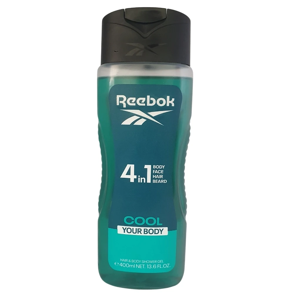 Reebok 4 in 1 Cool Your Body Shower Gel 400ml