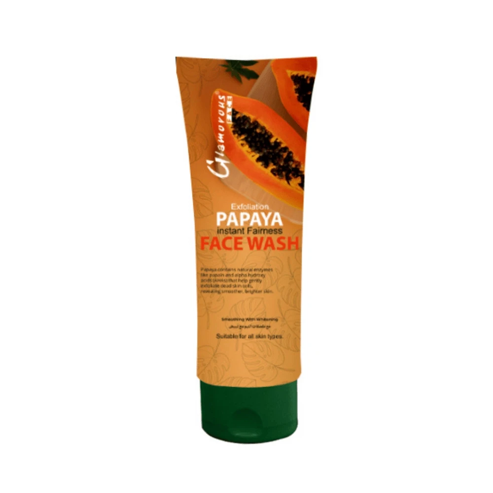 Glamorous Cream Papaya Instant Face Wash 100gm