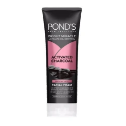 Ponds Bright Miracle Activated Charcoal Facial Foam 50g