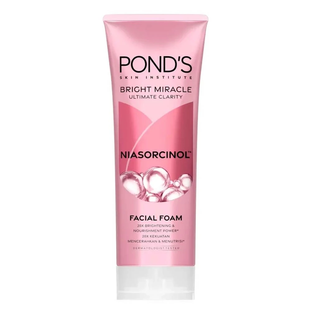 Ponds Bright Miracle Ultimate Clarity Niasorcinol Facial Foam Imported 100gm