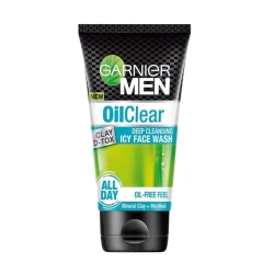 Garnier Men Oil Clear Deep Cleansing Icy Facewash 100ml
