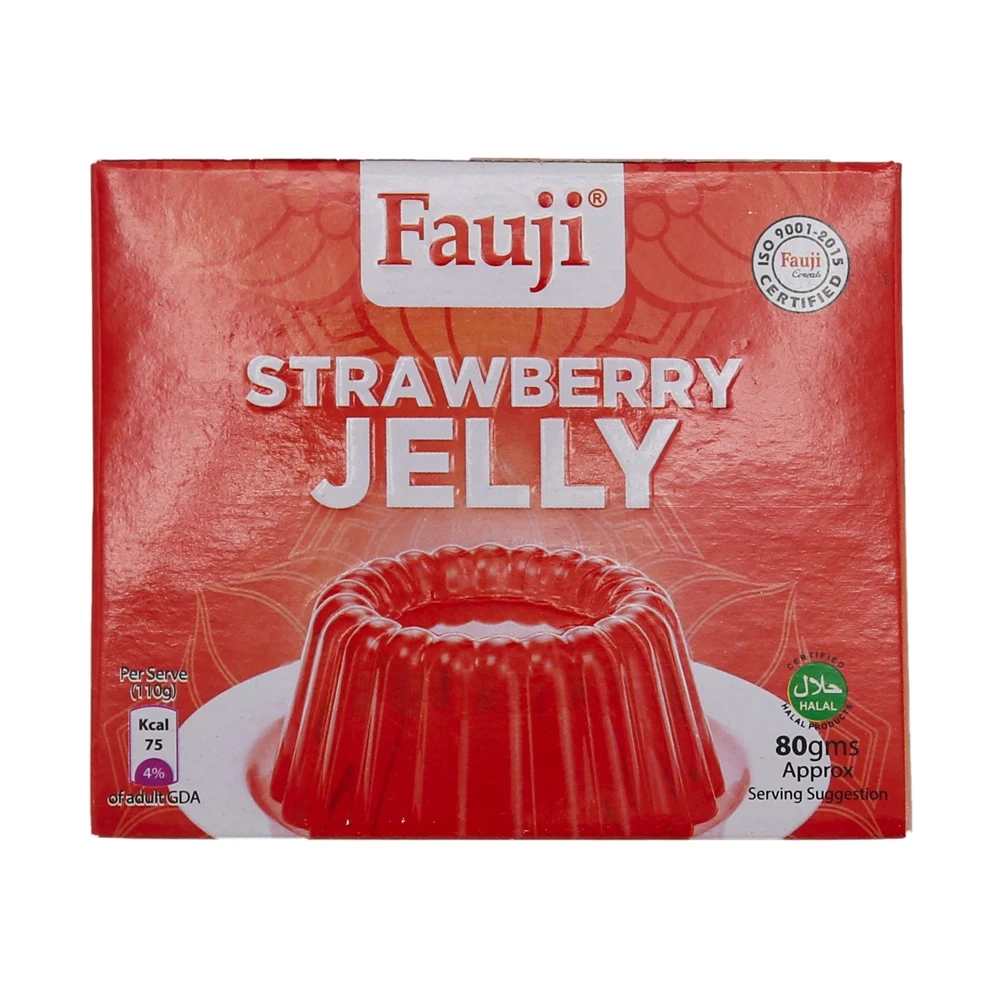 Fauji Strawberry Jelly 80gm
