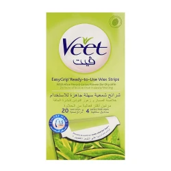 Veet Wax Strips 20 With Aloe Vera & Lotus For Dry Skin