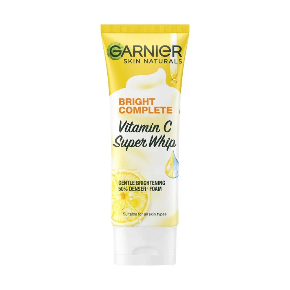 Garnier Bright Complete Vitamin C Brightening Face Wash Super Whip 100ml