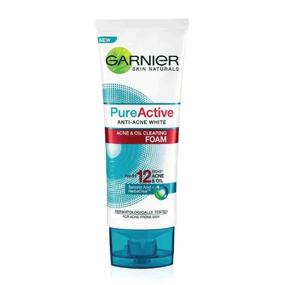 Garnier Pure Active Anti Acne & Oil Clearing Foam 100ml