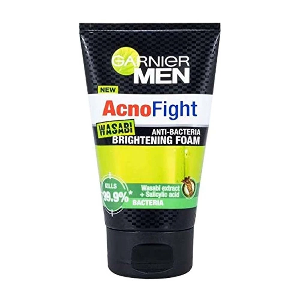 Garnier Men Acno Fight Wasabi Anti-Bacteria Brightening Foam 100ml