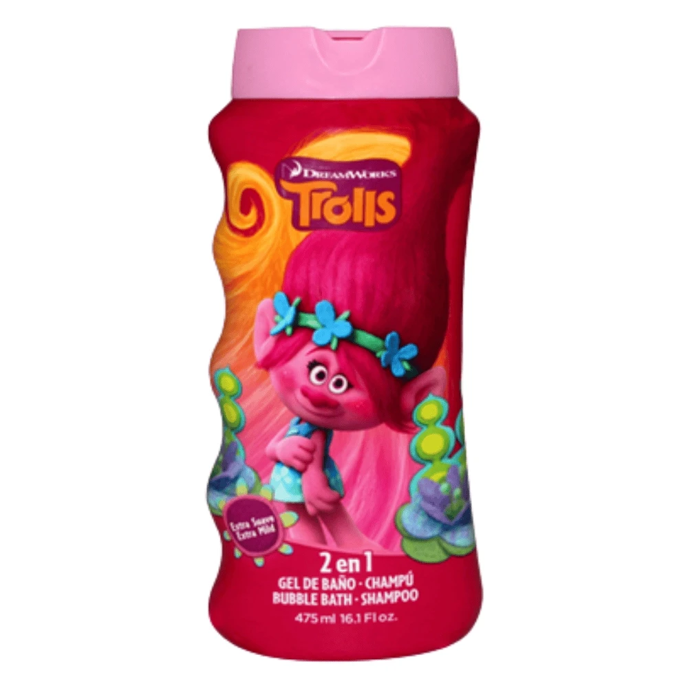 Lorenay DreamWorks Trolls 2in1 Bath & Shampoo 475ml