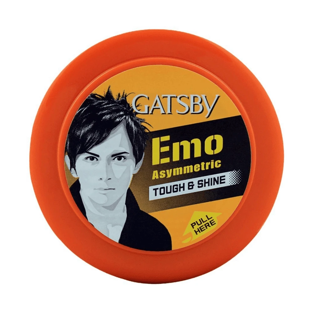 Gatsby Emo Asymmetric Tough Shine Styling Hair Wax 75g