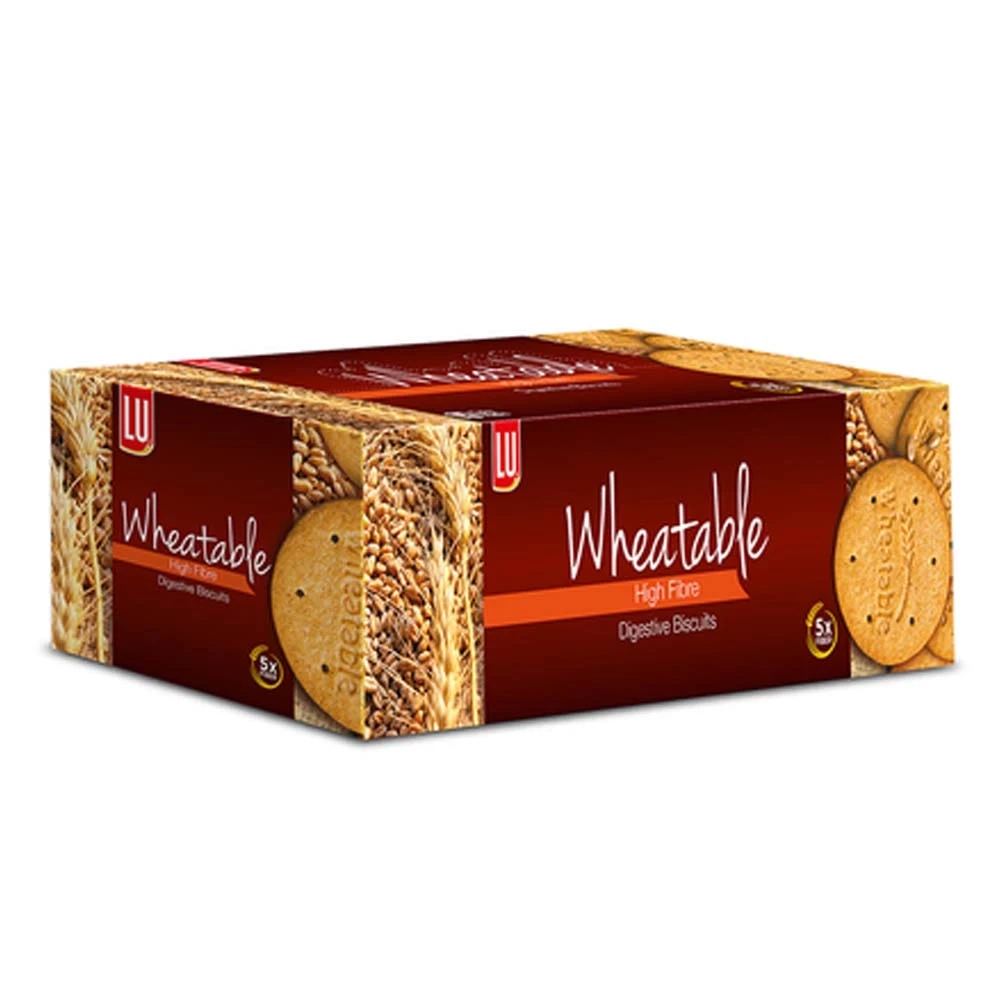 LU Wheatable High Fibre Digestives Biscuits 6 Snack Packs Box