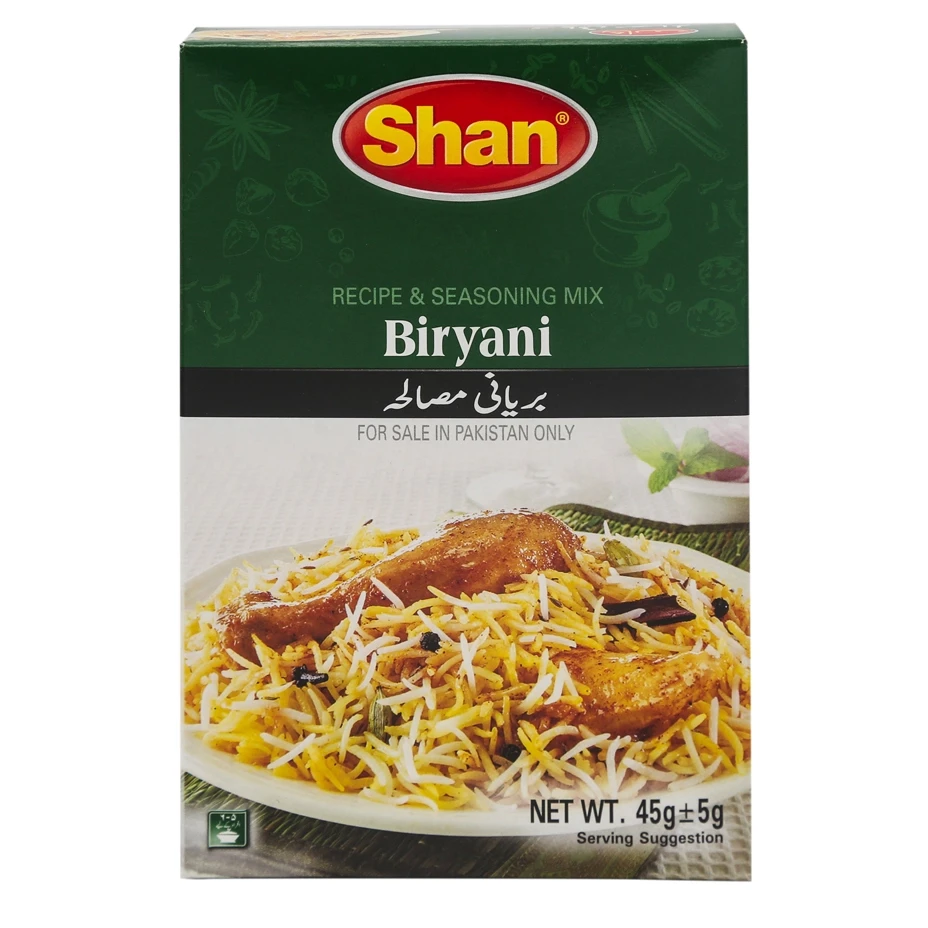 Shan Biryani Recipe & Seasoning Mix 45gm