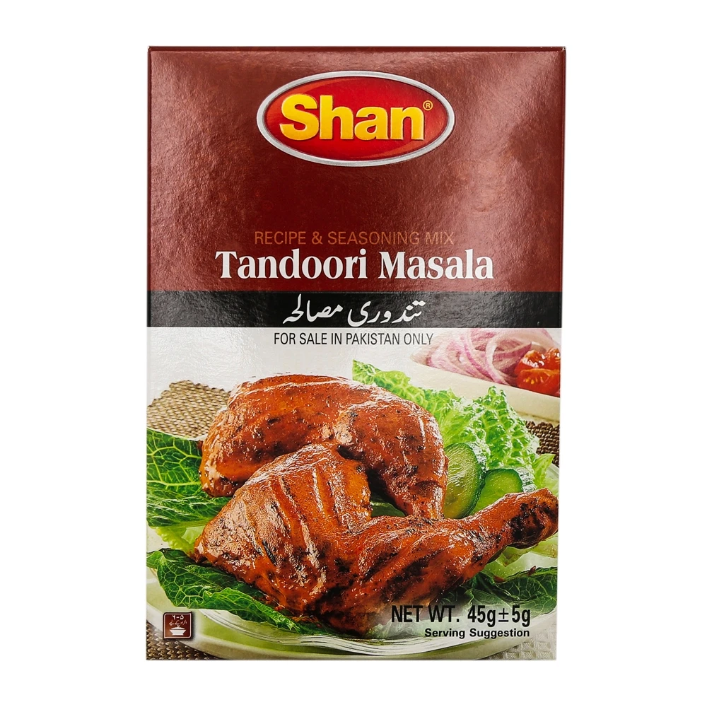 Shan Tandoori Masala Recipe & Seasoning Mix 45gm