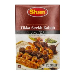 Shan Tikka Seekh Kabab Recipe & Seasoning Mix 45gm