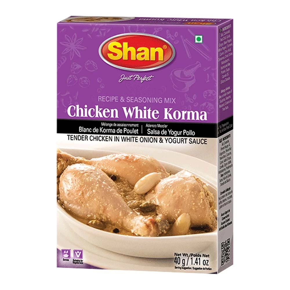 Shan Chicken White Qorma Recipe & Seasoning Mix 40gm
