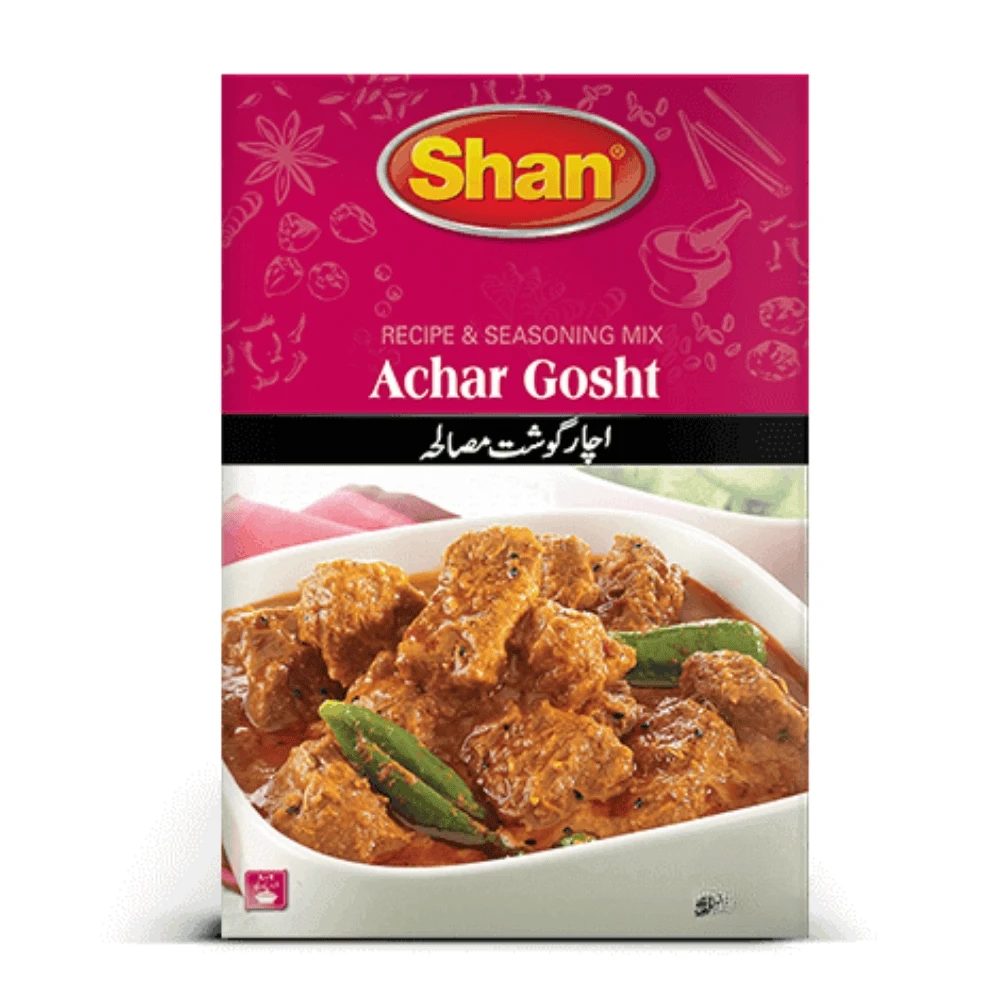 Shan Achar Gosht Recipe & Seasoning Mix 100gm