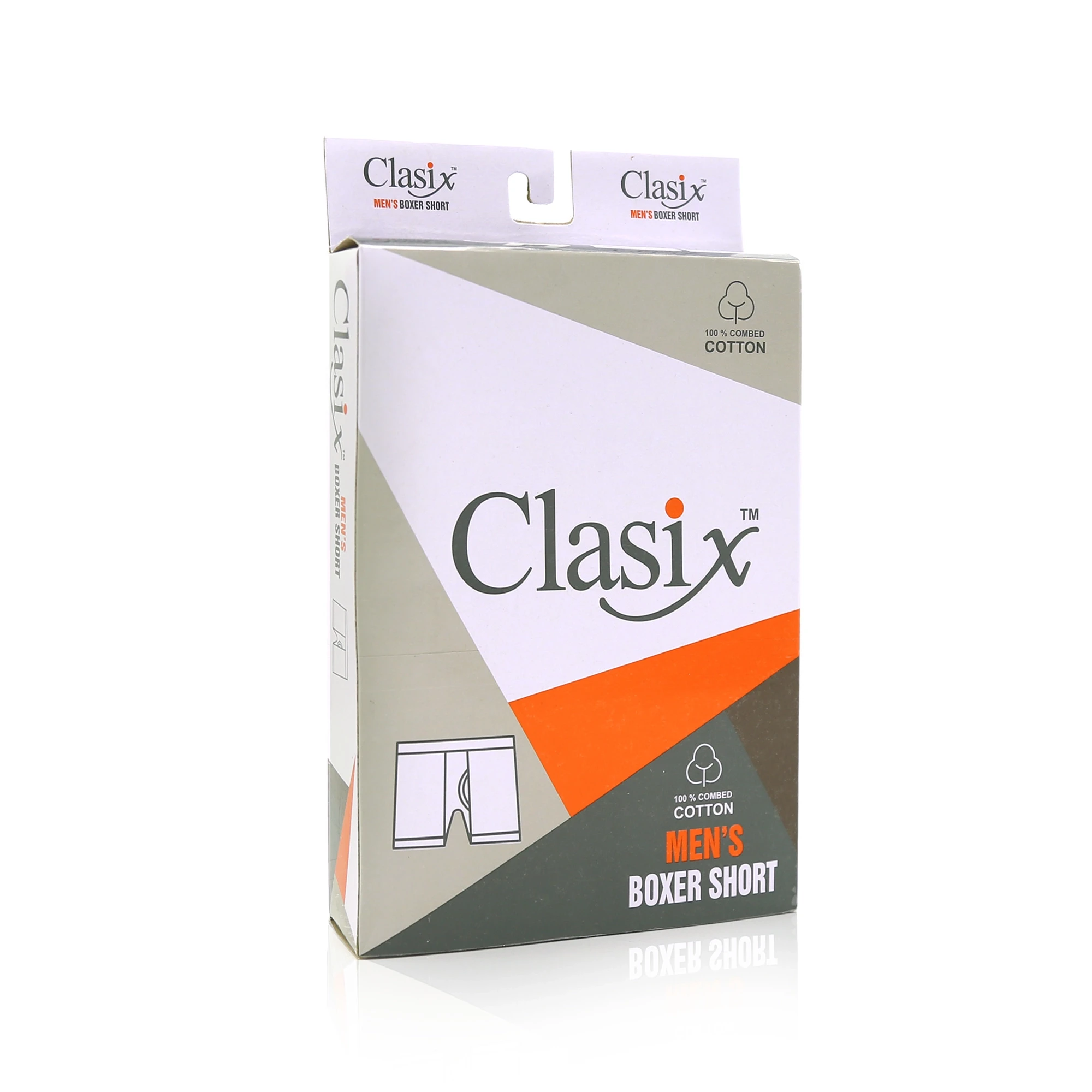 Clasix Mens Boxer Short Small (Assorted Color)