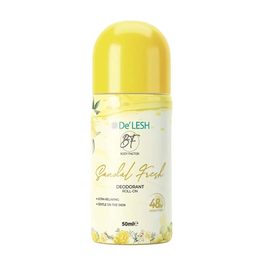 De lesh Body Factor Roll On Sandal Fresh 50ml