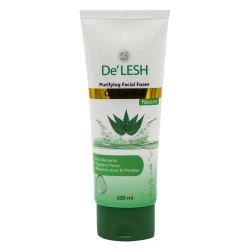 De Lesh Neem Oil Control Purifying Facial Foam 100ml