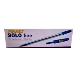Piano Solo Fine Ball Pen Blue 10 Pens