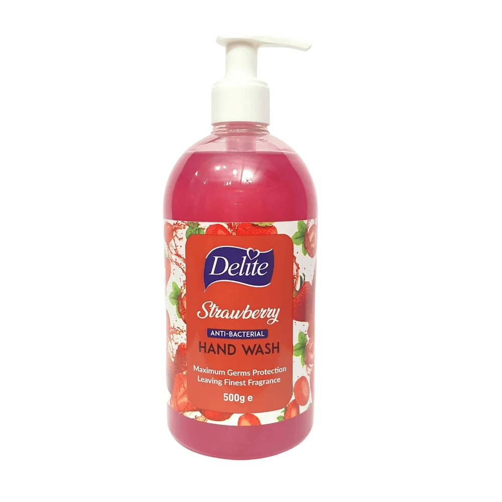 Delite Anti-Bacterial Strawberry Hand Wash 500ml