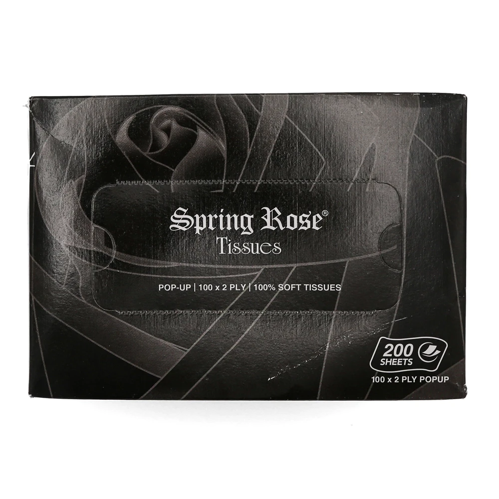 Jasmine Spring Rose Pop-Up Tissues 160-Sheets Assorted Color