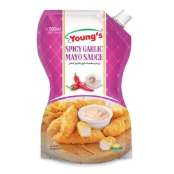 Youngs Spicy Garlic Mayo Sauce 500ml