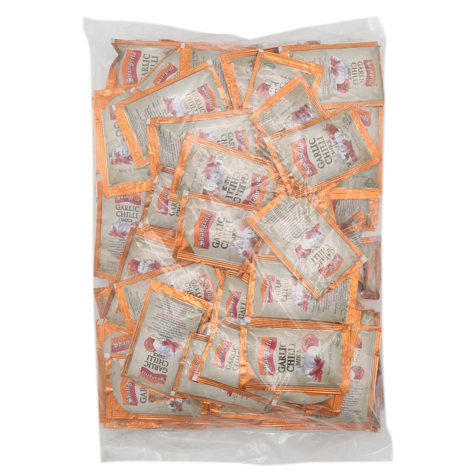 Shangrila Garlic Chilli Sauce 9gm Sachet 100-Pcs Pack