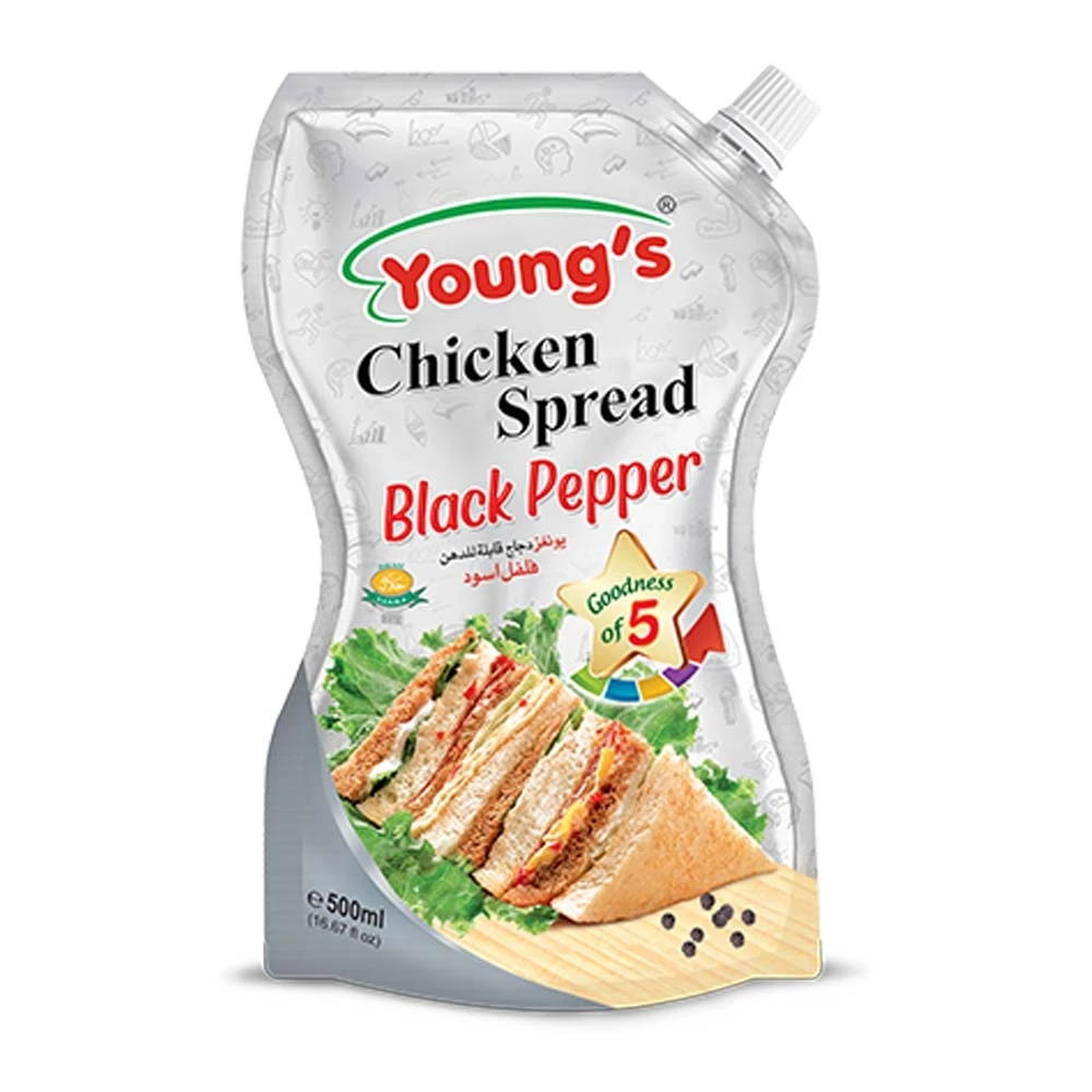 Youngs Chicken Spread Black Pepper 200ml