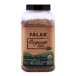 Falak Organic Brown Basmati Rice Jar 1.5kg