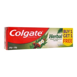 Colgate Herbal Tooth Paste, Buy 1 Get 1 Free, 200g + 100g