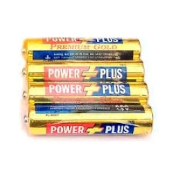 Power Plus Premium Gold AAA Battery Cells 1.5V 4-Pcs (Pencil Cell)
